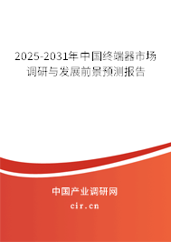 2025-2031年中國終端器市場調研與發展前景預測報告