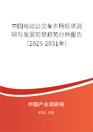 中國電動公交車市場現狀調研與發展前景趨勢分析報告（2025-2031年）