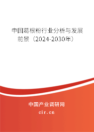 中國葛根粉行業(yè)分析與發(fā)展前景（2024-2030年）