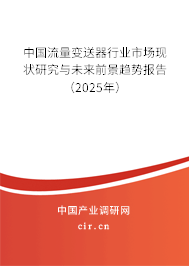 中國流量變送器行業市場現狀研究與未來前景趨勢報告（2025年）