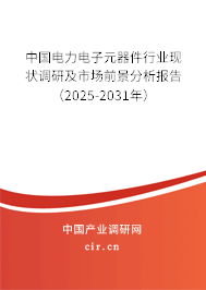 中國電力電子元器件行業現狀調研及市場前景分析報告（2025-2031年）
