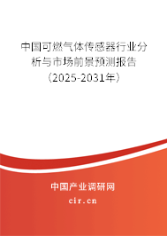 中國可燃氣體傳感器行業分析與市場前景預測報告（2024-2030年）