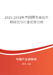 2024-2030年中國勞務輸出市場研究與行業前景分析