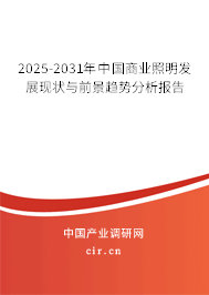 2025-2031年中國商業照明發展現狀與前景趨勢分析報告