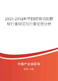 2025-2031年中國邏輯功能模塊行業研究與行業前景分析