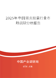 2025年中國胃炎膠囊行業市場調研分析報告