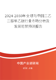 2024-2030年全球與中國二乙二醇單乙醚行業(yè)市場分析及發(fā)展前景預(yù)測報(bào)告