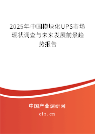 2024年中國(guó)模塊化UPS市場(chǎng)現(xiàn)狀調(diào)查與未來發(fā)展前景趨勢(shì)報(bào)告