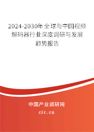 2024-2030年全球與中國視頻解碼器行業(yè)深度調(diào)研與發(fā)展趨勢報告