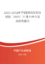 2025-2031年中國隨機存取存儲器（RAM）行業分析與發展趨勢報告