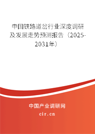 中國鐵路道岔行業深度調研及發展走勢預測報告（2024-2030年）