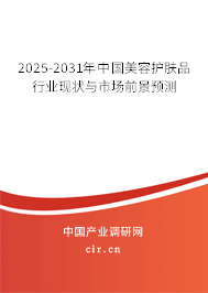 2025-2031年中國美容護膚品行業現狀與市場前景預測