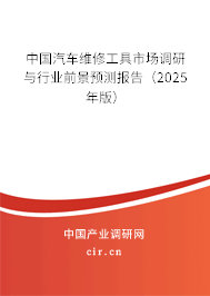 中國汽車維修工具市場調研與行業前景預測報告（2024年版）
