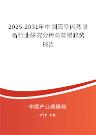 2025-2031年中國真空閃蒸設(shè)備行業(yè)研究分析與前景趨勢報告