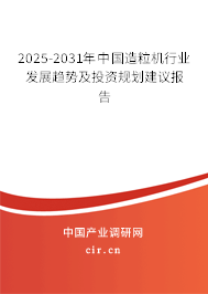 2025-2031年中國(guó)造粒機(jī)行業(yè)發(fā)展趨勢(shì)及投資規(guī)劃建議報(bào)告