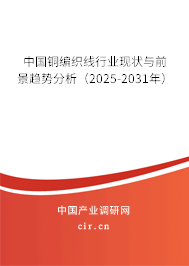 中國銅編織線行業現狀與前景趨勢分析（2025-2031年）