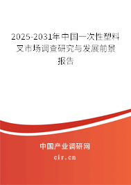 2025-2031年中國一次性塑料叉市場調查研究與發展前景報告