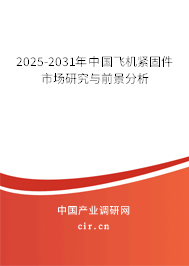 2025-2031年中國飛機緊固件市場研究與前景分析