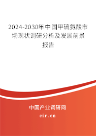 2024-2030年中國甲硫氨酸市場現狀調研分析及發展前景報告