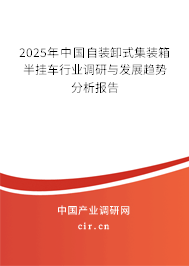2025年中國自裝卸式集裝箱半掛車行業調研與發展趨勢分析報告