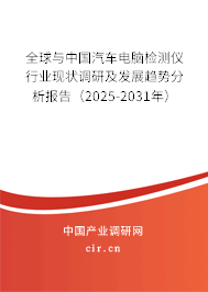全球與中國(guó)汽車電腦檢測(cè)儀行業(yè)現(xiàn)狀調(diào)研及發(fā)展趨勢(shì)分析報(bào)告（2025-2031年）