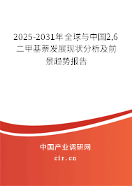 2025-2031年全球與中國2,6二甲基萘發展現狀分析及前景趨勢報告
