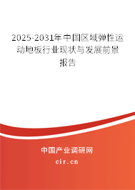 2025-2031年中國區(qū)域彈性運(yùn)動(dòng)地板行業(yè)現(xiàn)狀與發(fā)展前景報(bào)告
