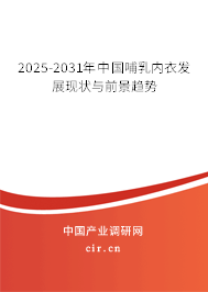 2025-2031年中國哺乳內衣發展現狀與前景趨勢