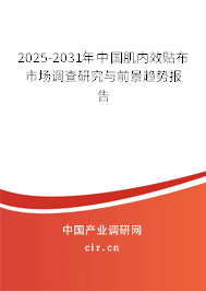2024-2030年中國(guó)肌內(nèi)效貼布市場(chǎng)調(diào)查研究與前景趨勢(shì)報(bào)告