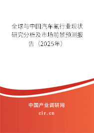 全球與中國(guó)汽車氟行業(yè)現(xiàn)狀研究分析及市場(chǎng)前景預(yù)測(cè)報(bào)告（2023年）