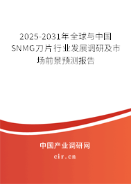 2024-2030年全球與中國SNMG刀片行業發展調研及市場前景預測報告