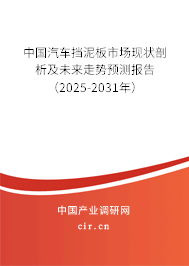 中國汽車擋泥板市場現狀剖析及未來走勢預測報告（2025-2031年）