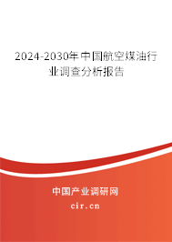 2024-2030年中國航空煤油行業調查分析報告