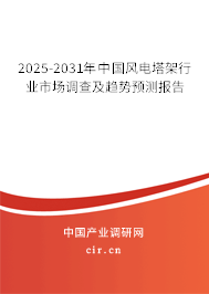 2025-2031年中國風電塔架行業市場調查及趨勢預測報告