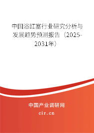 中國浴缸塞行業研究分析與發展趨勢預測報告（2025-2031年）