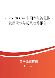 2025-2031年中國大紅袍花椒發展現狀與前景趨勢報告