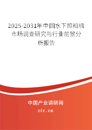 2025-2031年中國(guó)水下照相機(jī)市場(chǎng)調(diào)查研究與行業(yè)前景分析報(bào)告