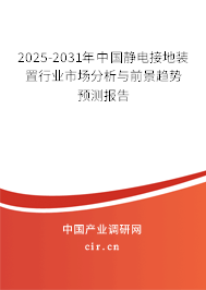 2025-2031年中國靜電接地裝置行業市場分析與前景趨勢預測報告