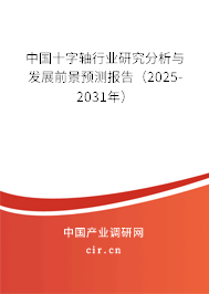 中國十字軸行業研究分析與發展前景預測報告（2024-2030年）