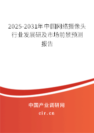 2024-2030年中國網絡攝像頭行業發展研及市場前景預測報告