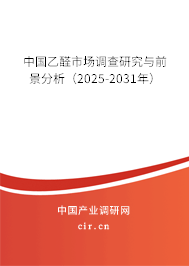 中國乙醛市場調查研究與前景分析（2024-2030年）