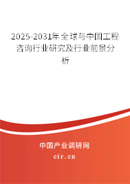 2025-2031年全球與中國工程咨詢行業研究及行業前景分析