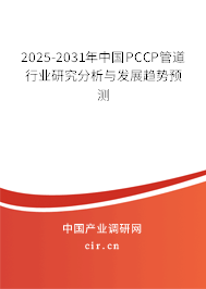 2025-2031年中國PCCP管道行業研究分析與發展趨勢預測