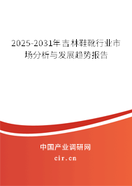 2025-2031年吉林鞋靴行業市場分析與發展趨勢報告